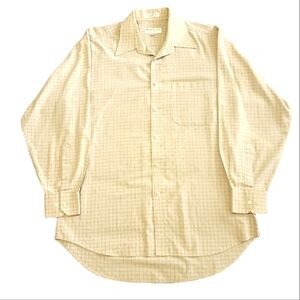 VINTAGE MONSIEUR by GIVENCHY MENS STRIPED CASUAL BUTTON DOWN SHIRT SIZE 15 1/2